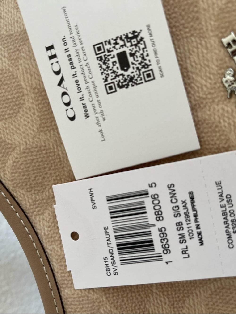 Coach Small Laurel Sig Canvas and silver - Picture 12 of 13